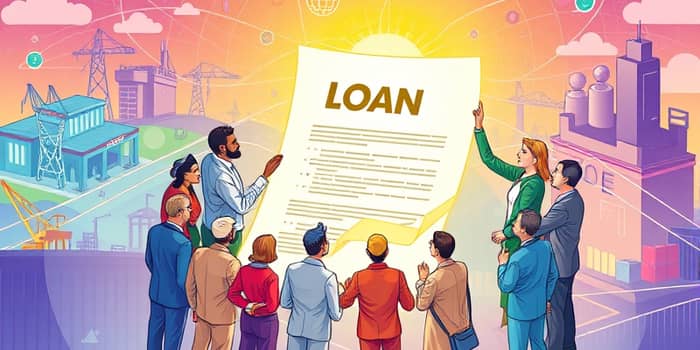 Participate in syndicated loans for large-scale funding